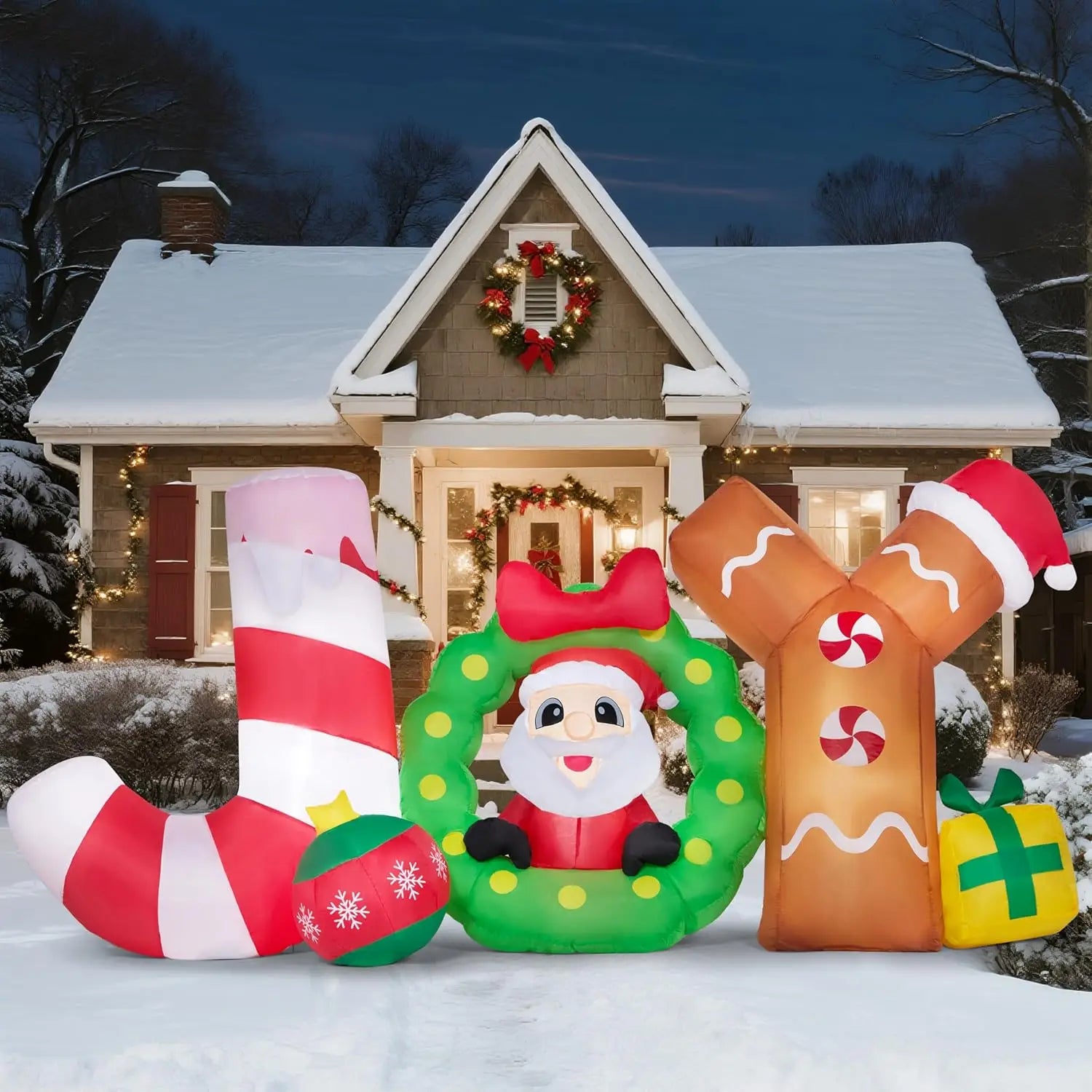Blow Up Joy with Santa Christmas Inflatable