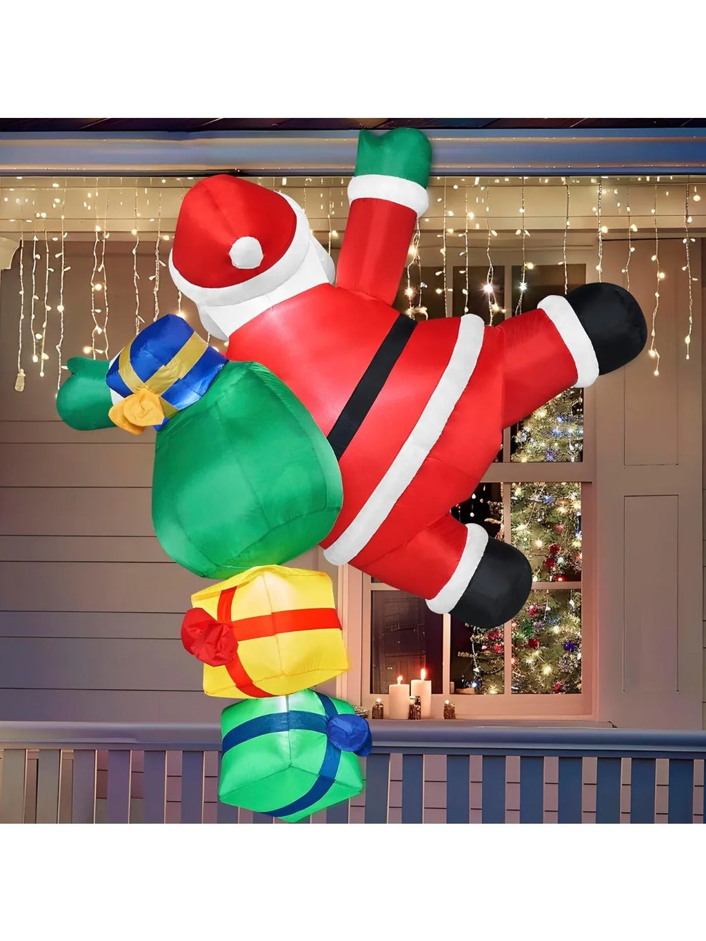 Climbing Santa Christmas Inflatable
