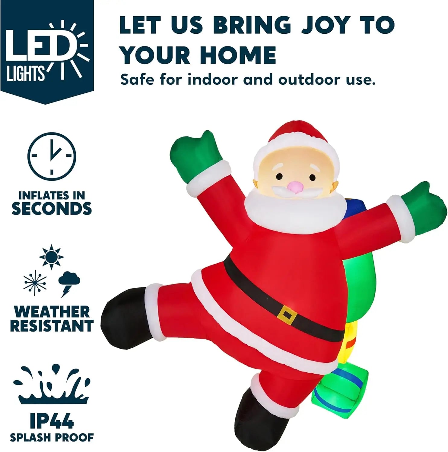 Climbing Santa Christmas Inflatable