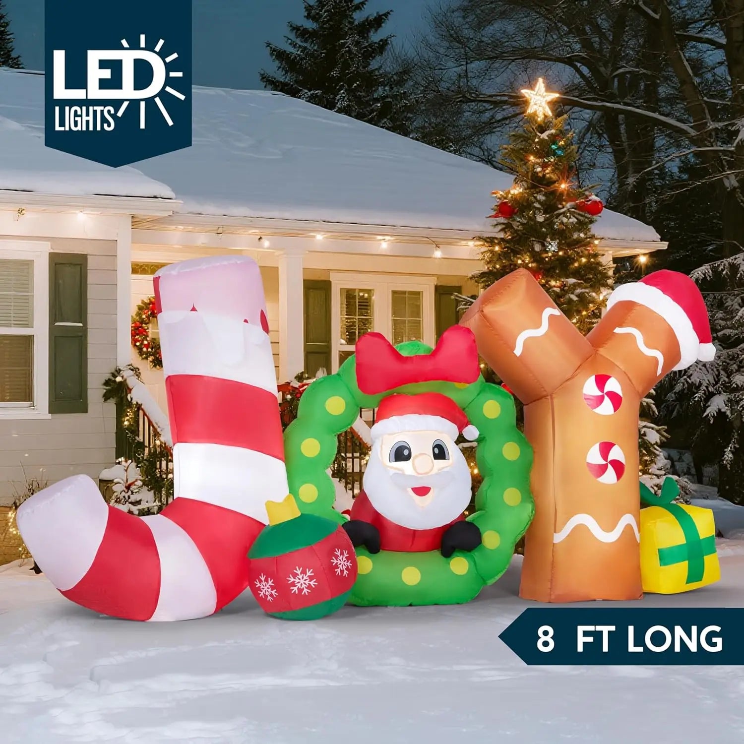 Blow Up Joy with Santa Christmas Inflatable