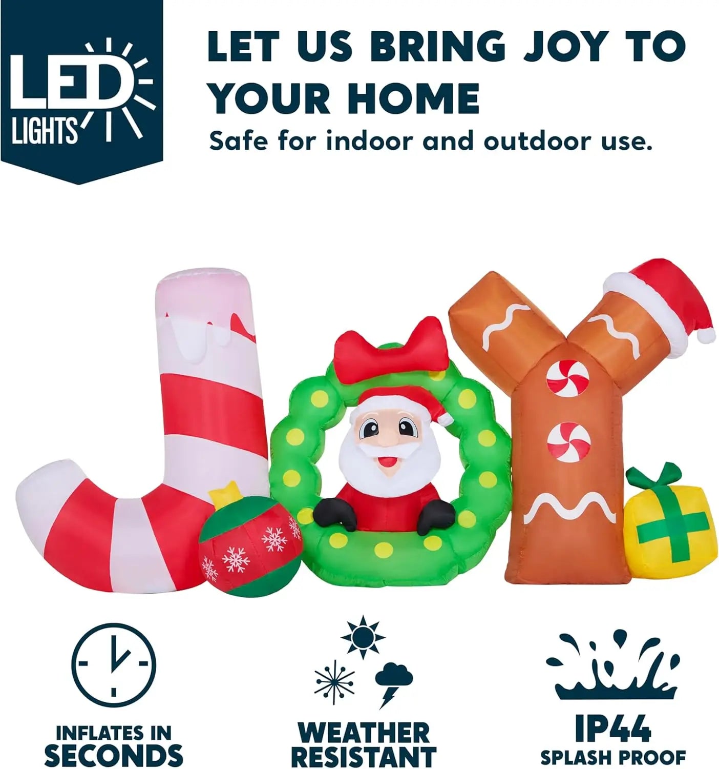 Blow Up Joy with Santa Christmas Inflatable