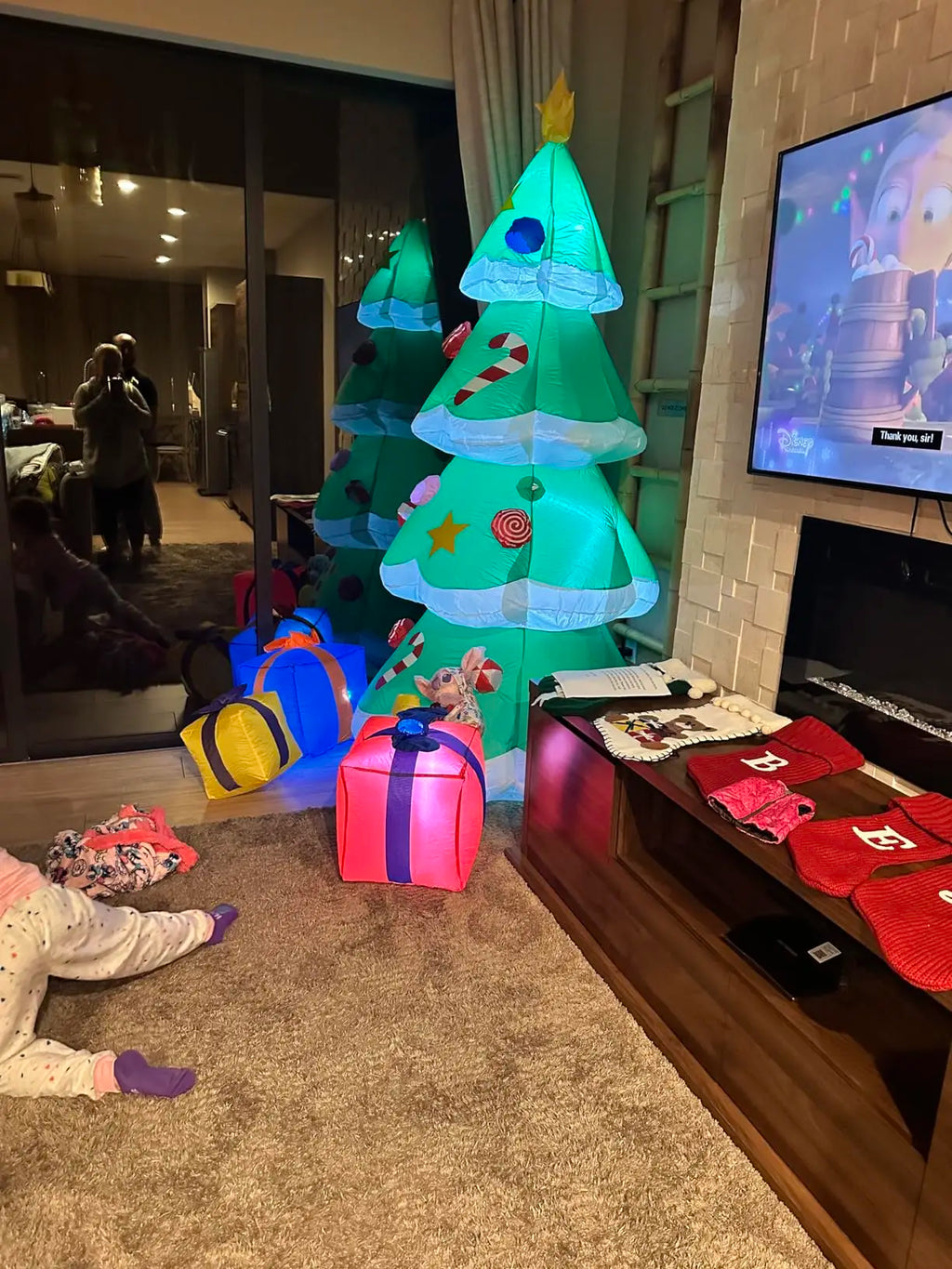Christmas Tree Inflatable with Gifts