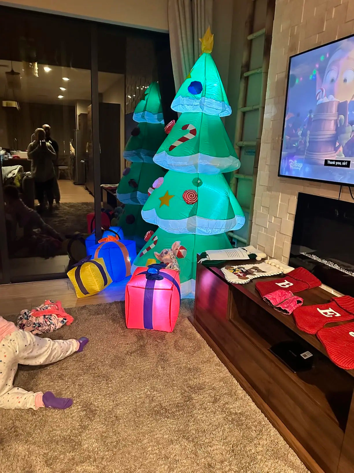 Christmas Tree Inflatable with Gifts