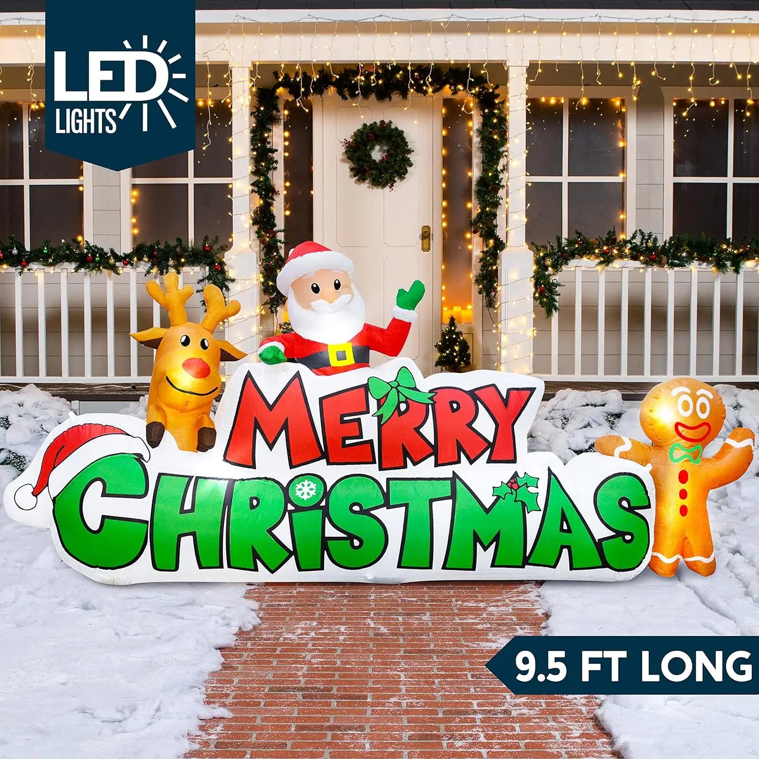 Merry Christmas Sign Christmas Inflatable