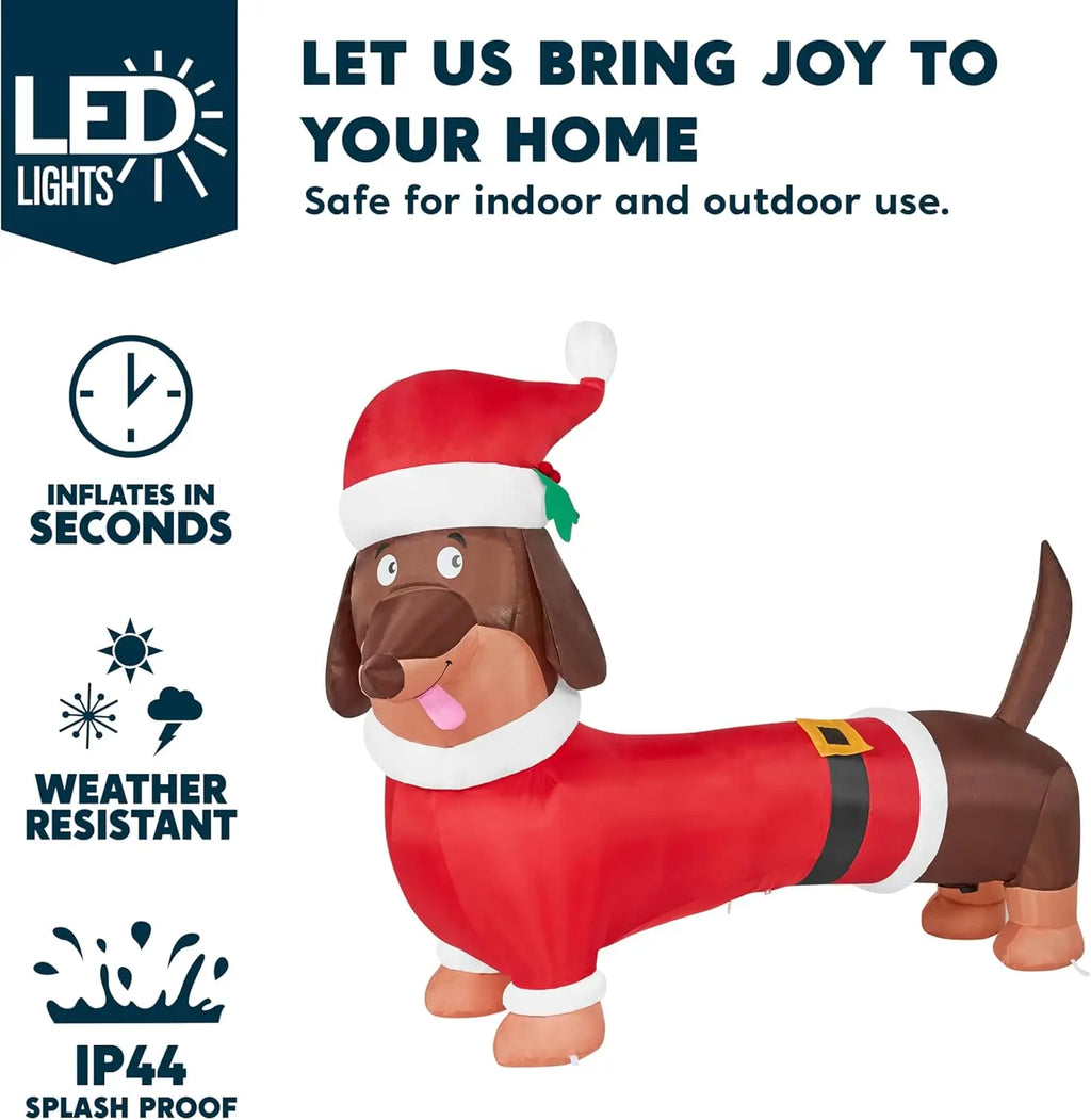 Christmas Puppy Inflatable