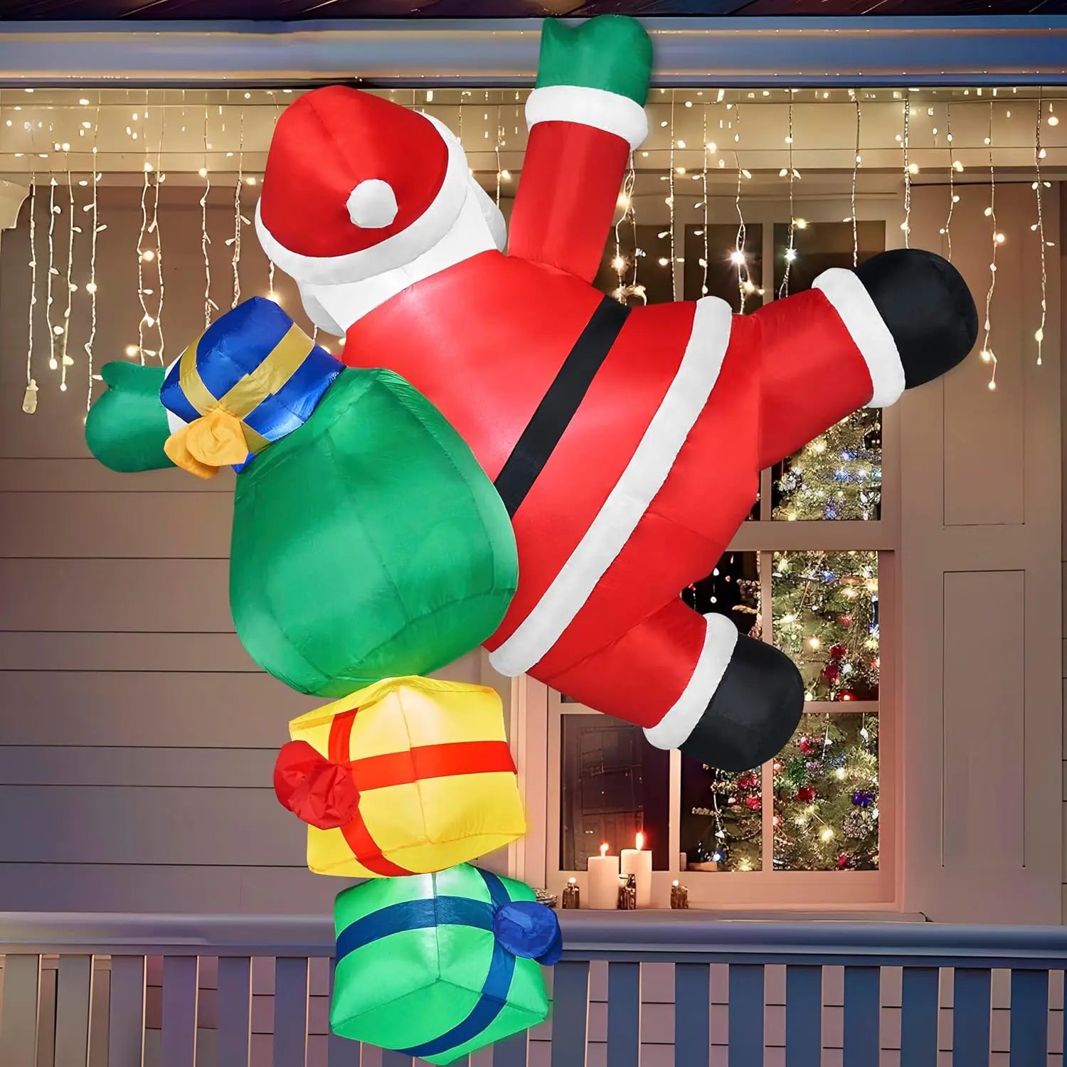 Climbing Santa Christmas Inflatable