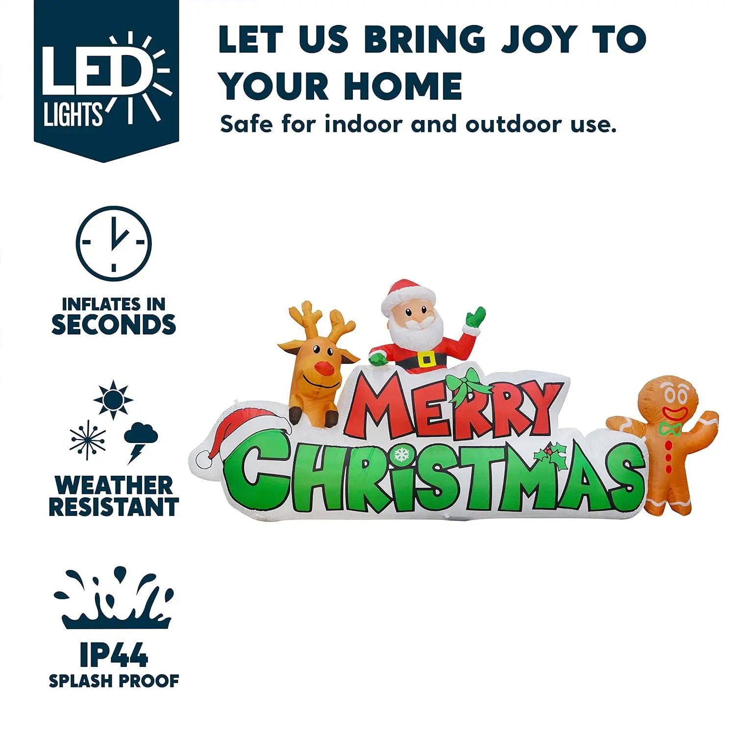 Merry Christmas Sign Christmas Inflatable