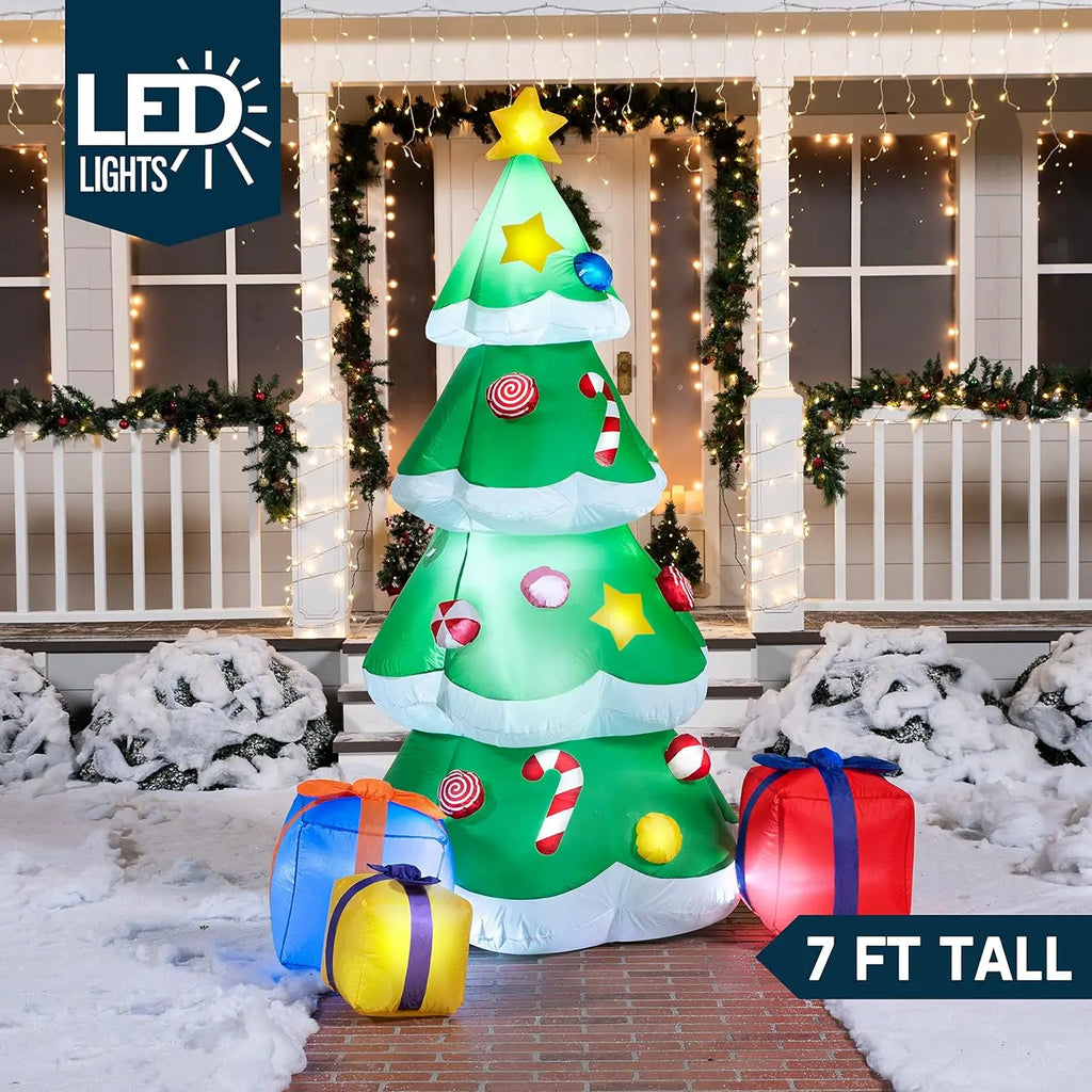 Christmas Tree Inflatable with Gifts