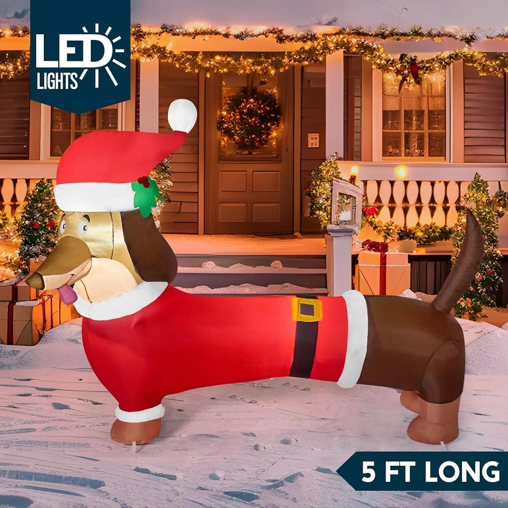 Christmas Puppy Inflatable