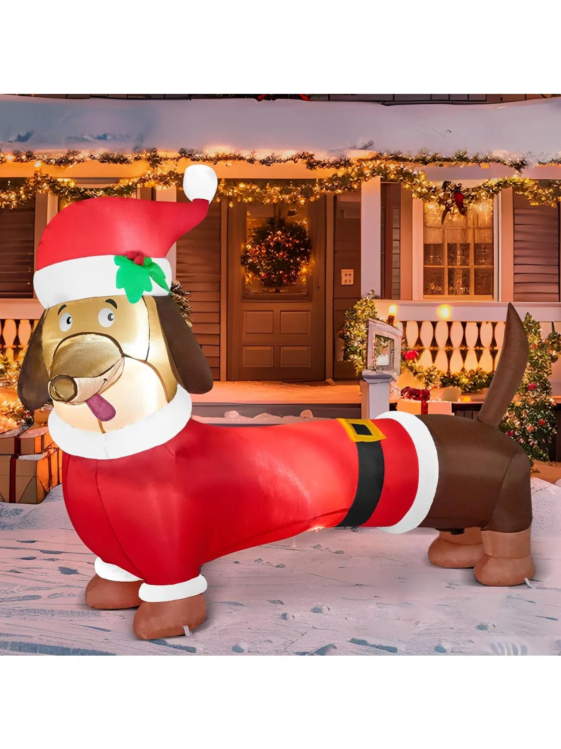Christmas Puppy Inflatable
