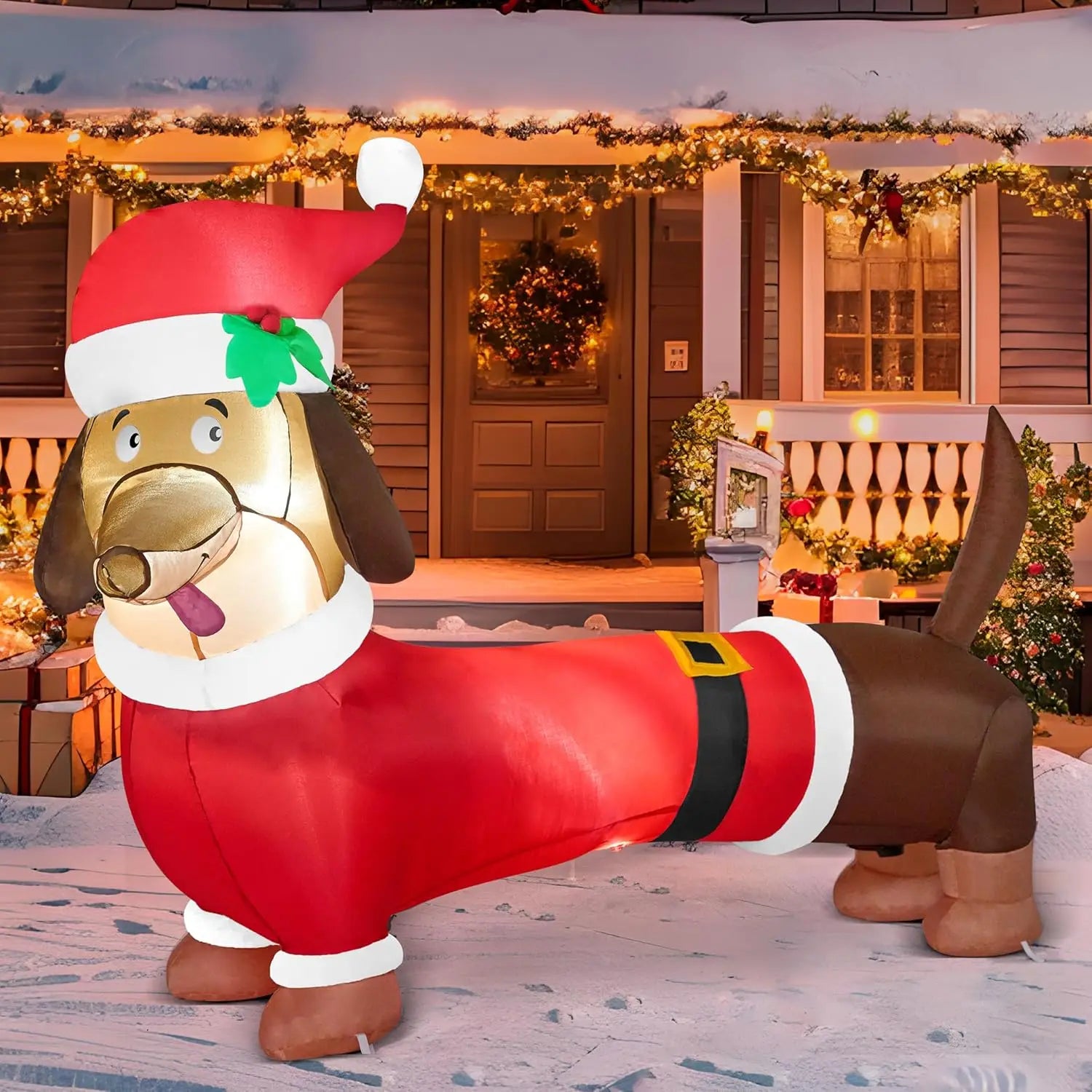 Christmas Puppy Inflatable