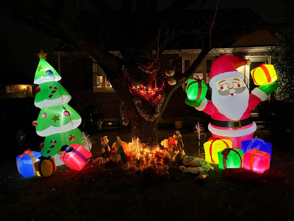 Christmas Tree Inflatable with Gifts
