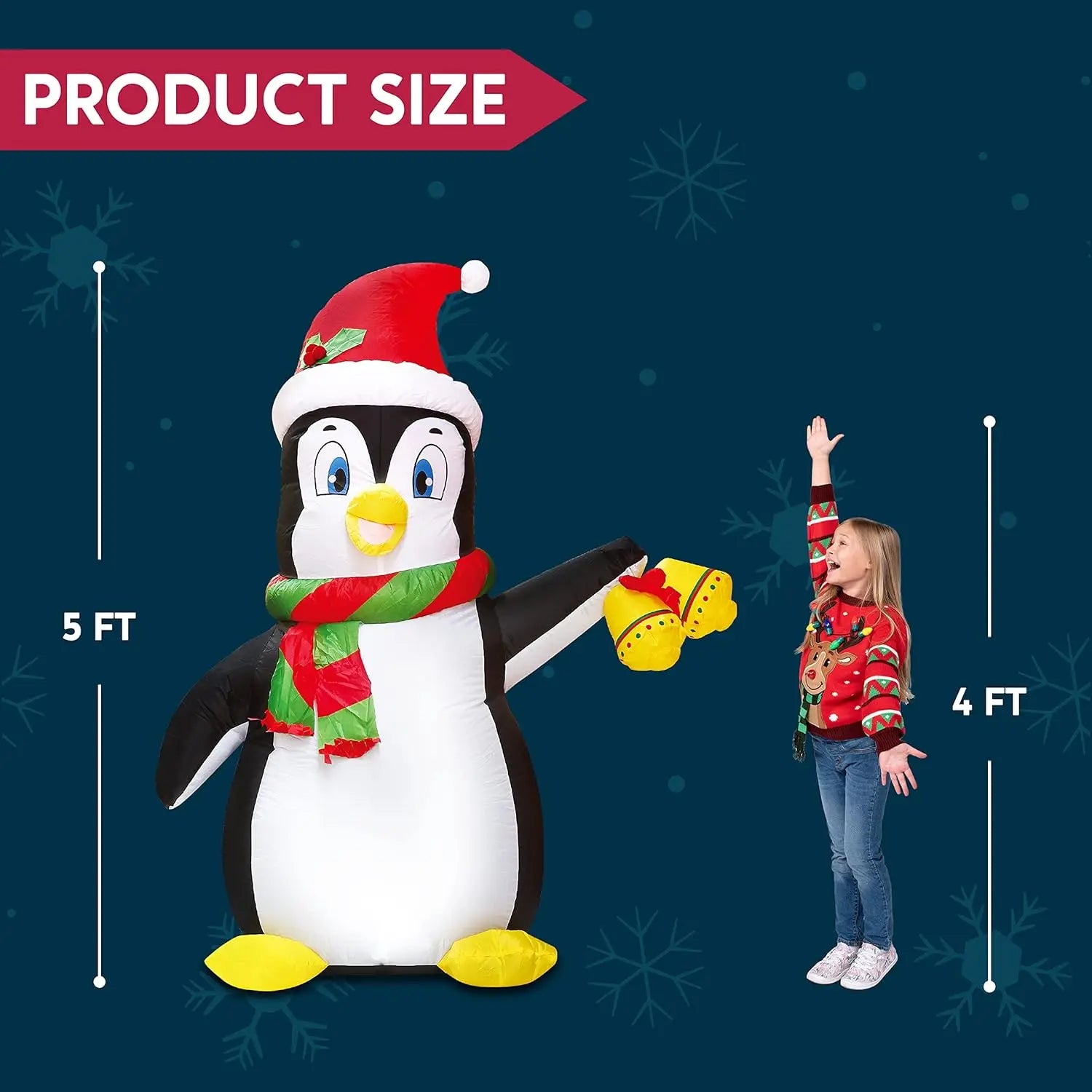 Penguin Christmas Inflatable