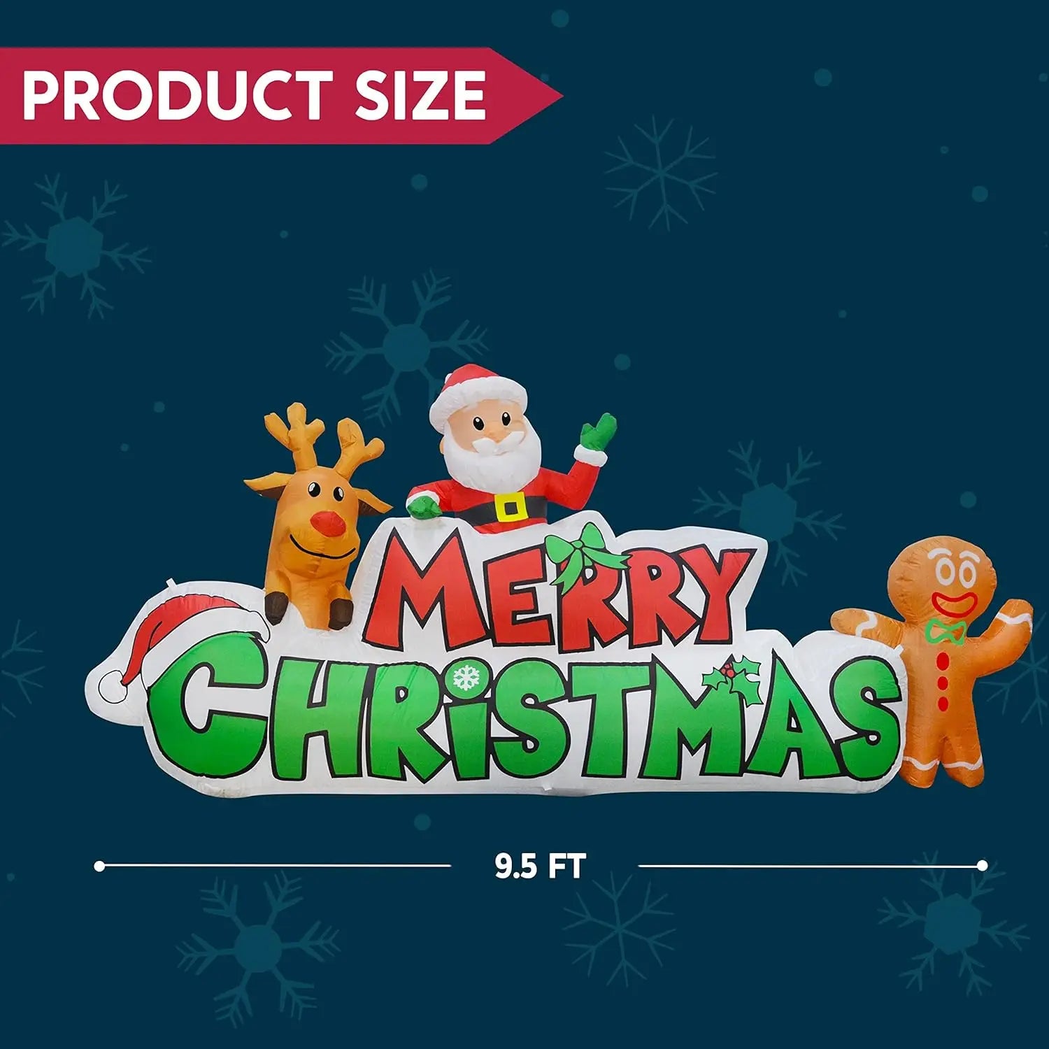 Merry Christmas Sign Christmas Inflatable