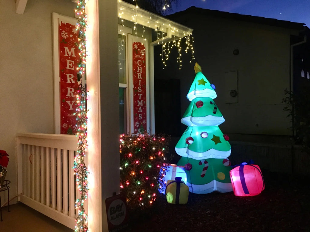 Christmas Tree Inflatable with Gifts