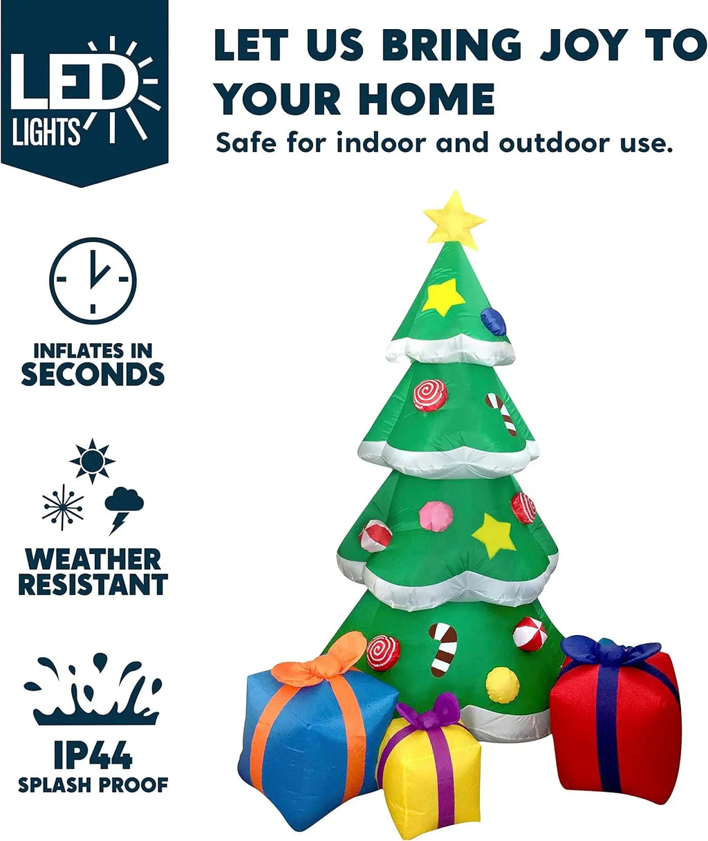 Christmas Tree Inflatable with Gifts