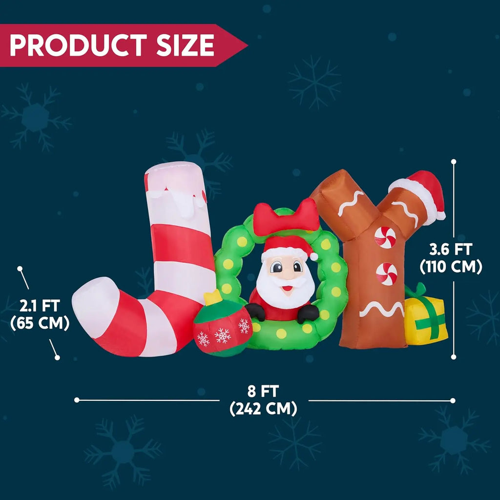 Blow Up Joy with Santa Christmas Inflatable